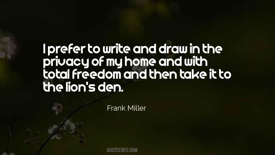 Lions Den Quotes #710525