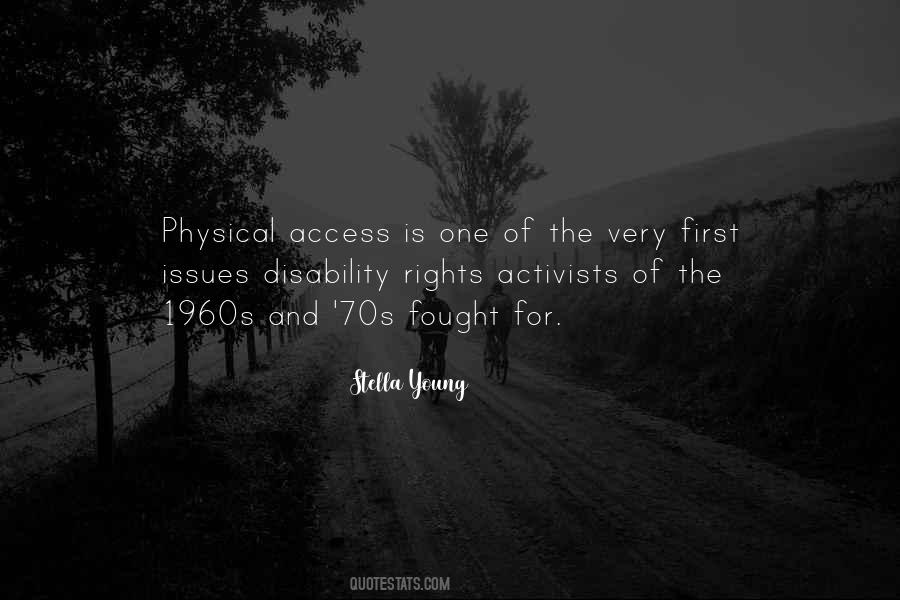 Quotes About Disability Rights #235595