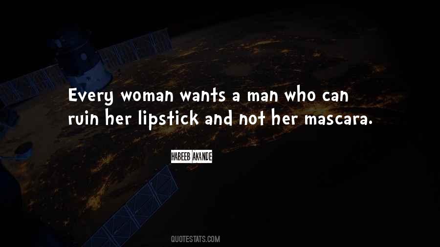 Lipstick Mascara Quotes #1516062