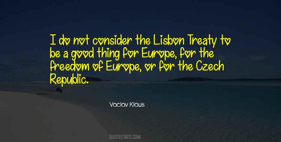 Lisbon Treaty Quotes #103353