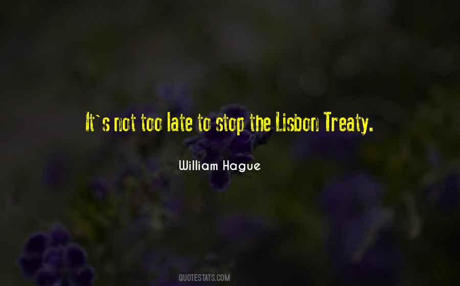 Lisbon Treaty Quotes #1209021