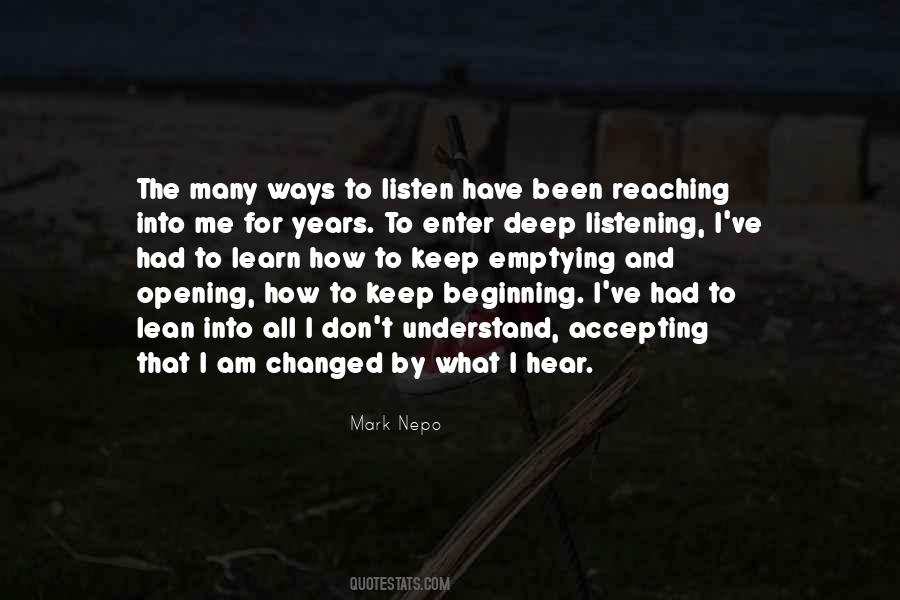 Listen And Learn Quotes #696467