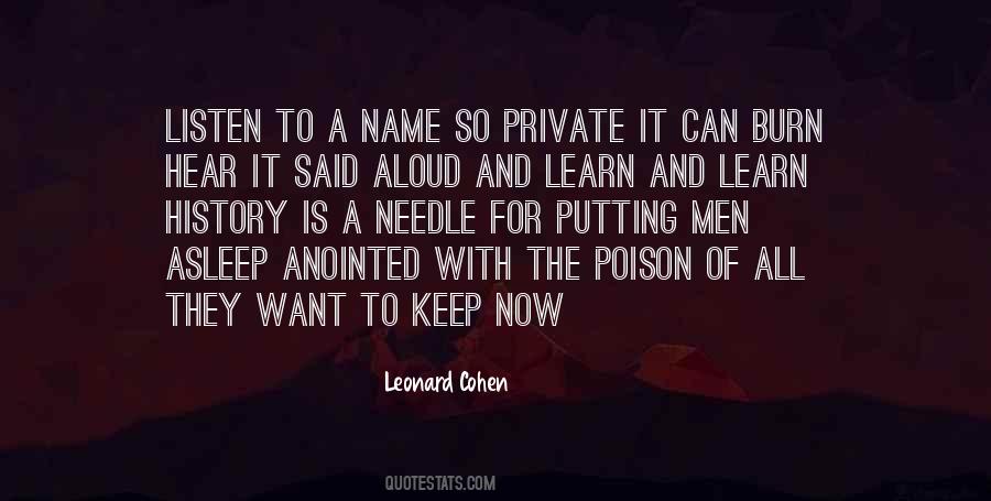 Listen And Learn Quotes #92035
