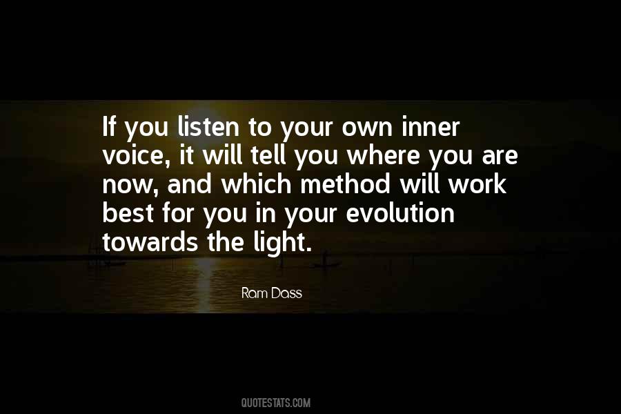 Listen Inner Voice Quotes #1126685 Listen Inner Voice Quotes #1126685