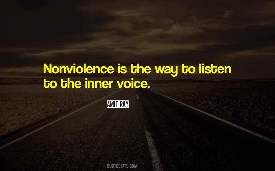 Listen Inner Voice Quotes #1148874