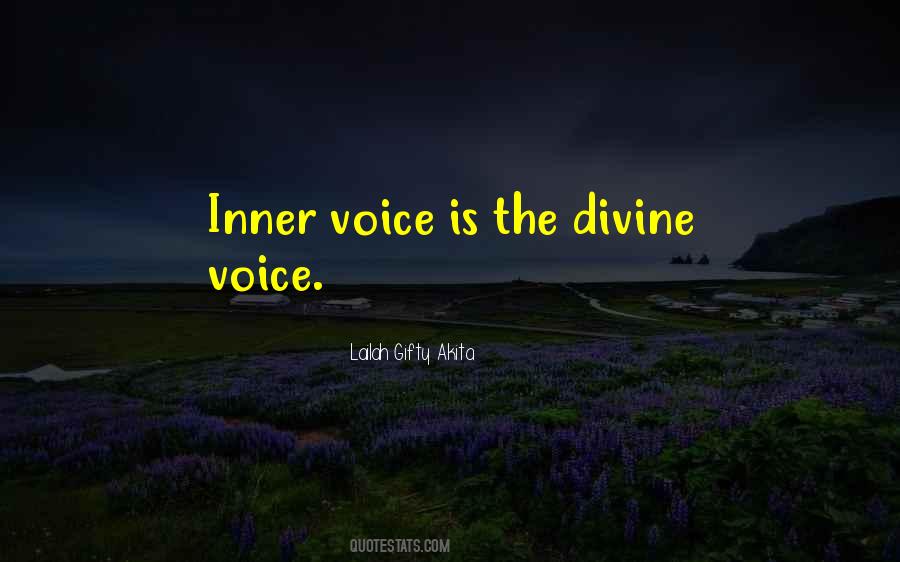 Listen Inner Voice Quotes #1390800