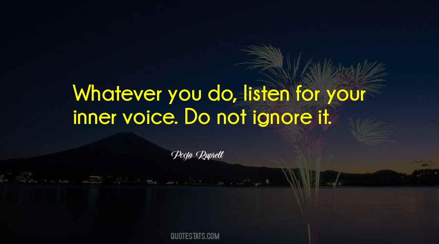Listen Inner Voice Quotes #191110