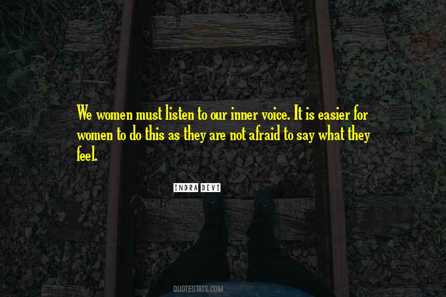 Listen Inner Voice Quotes #635996