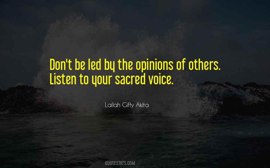 Listen Inner Voice Quotes #909414