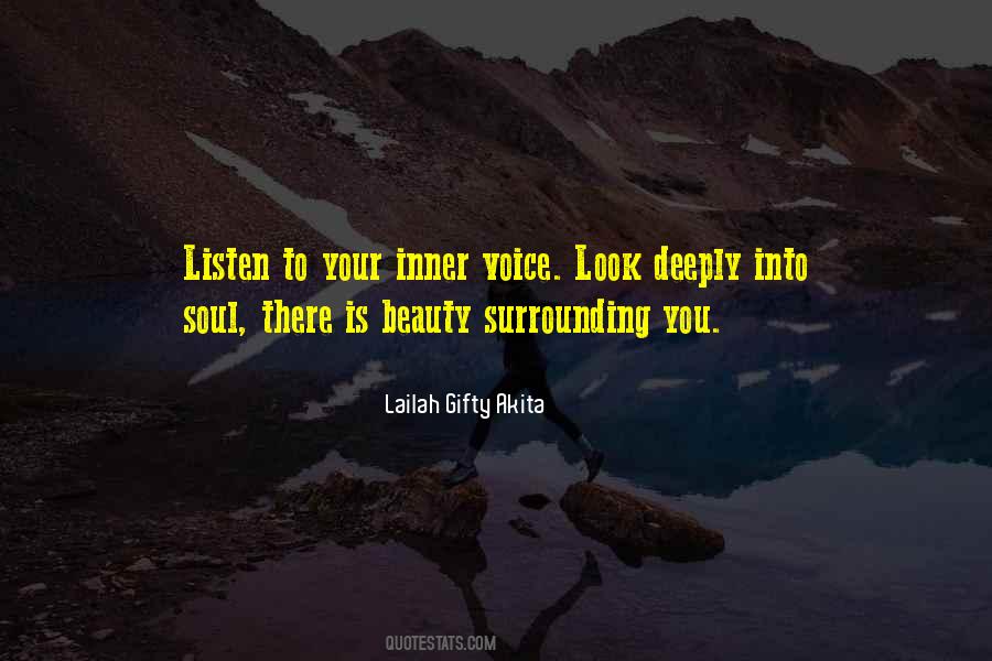 Listen Inner Voice Quotes #914036