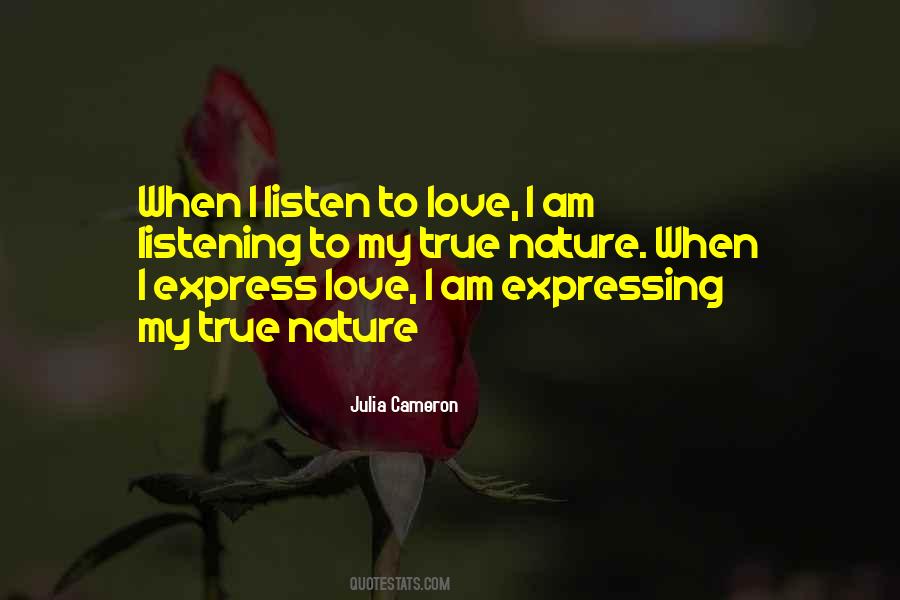 Listen To Love Quotes #72633