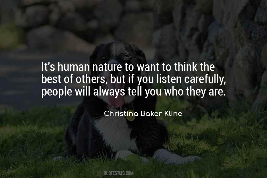 Listen To Nature Quotes #1607081