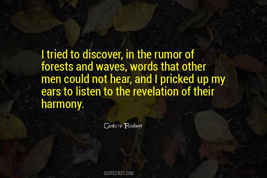 Listen To Nature Quotes #379244