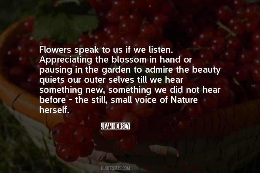 Listen To Nature Quotes #6057