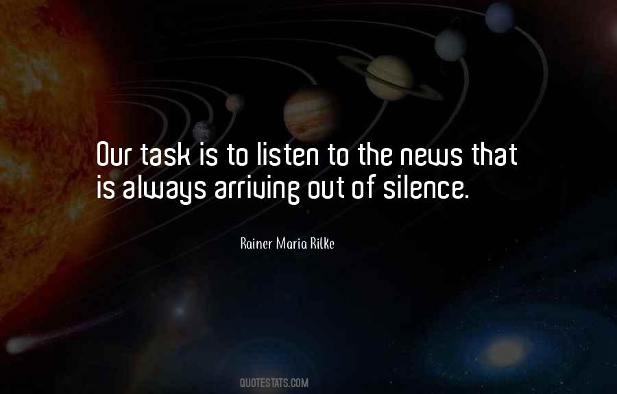 Listen To Silence Quotes #1157805