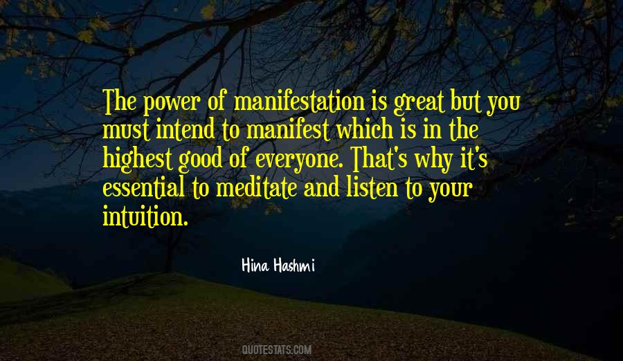 Listen To Your Intuition Quotes #1469902