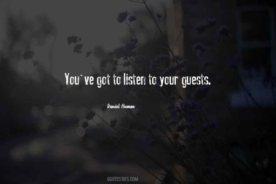 Listen To Your Quotes #1279926