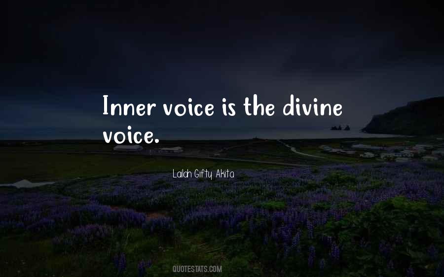 Listen Your Inner Voice Quotes #1390800