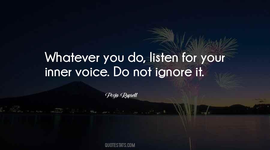 Listen Your Inner Voice Quotes #191110