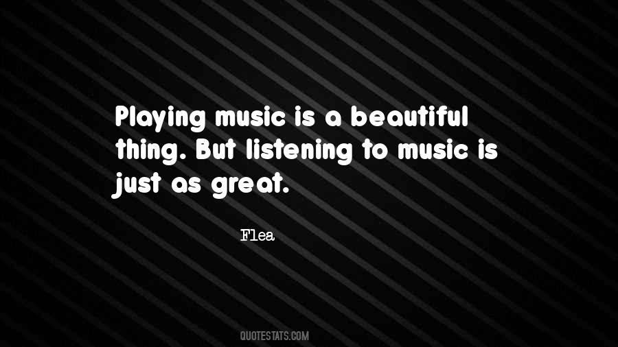 Listening Music Quotes #261226