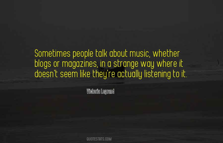 Listening Music Quotes #67669