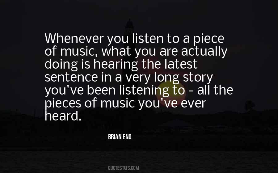 Listening Music Quotes #69970