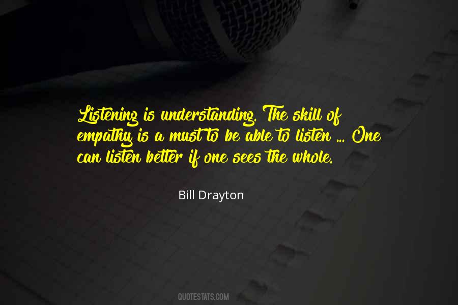 Listening Skill Quotes #1426563