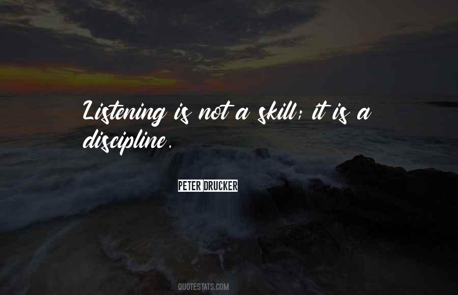 Listening Skill Quotes #1448504