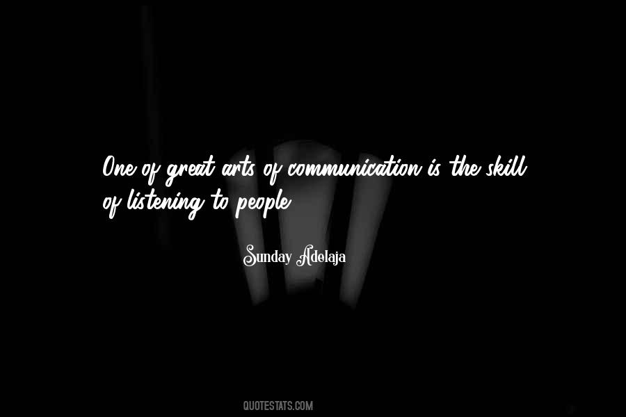 Listening Skill Quotes #1570544
