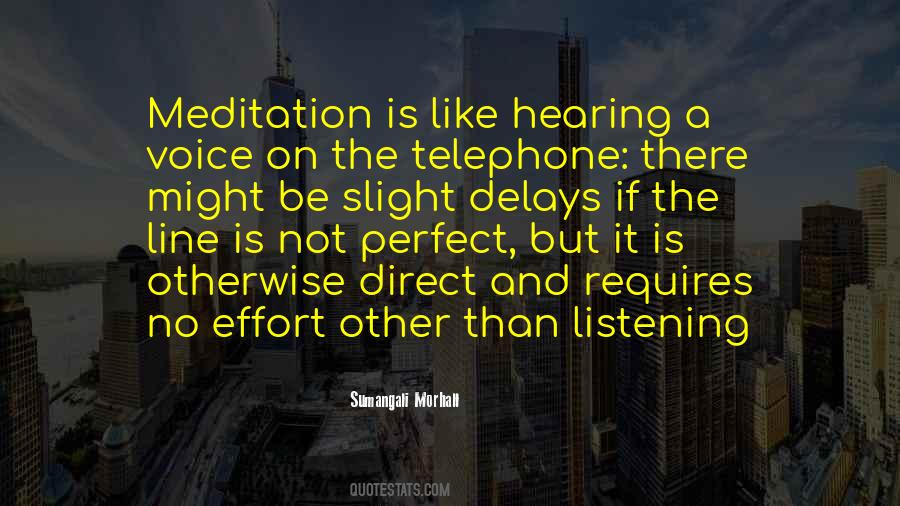 Listening Vs Hearing Quotes #1084363