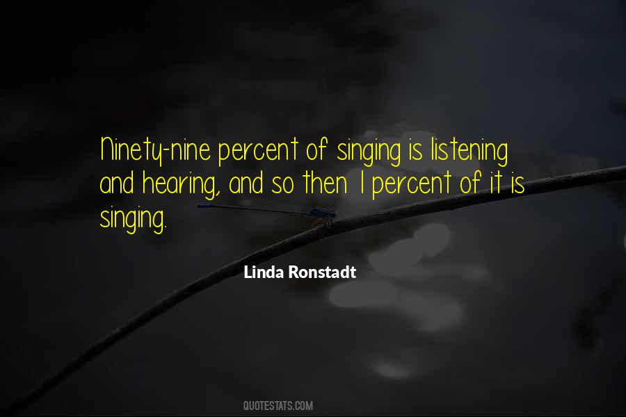 Listening Vs Hearing Quotes #1432809