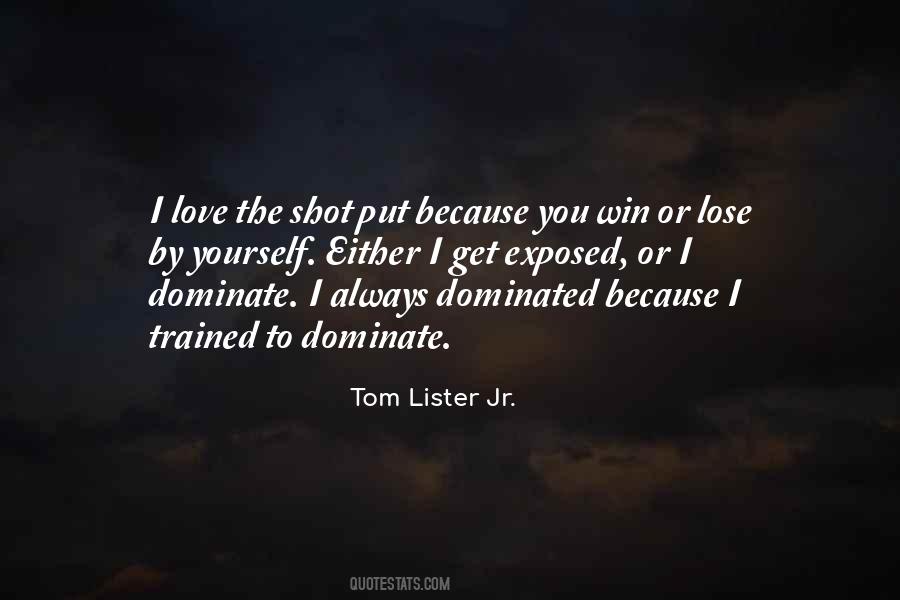 Lister Quotes #116175