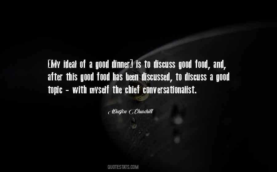 Quotes About Dinner Food #1623156