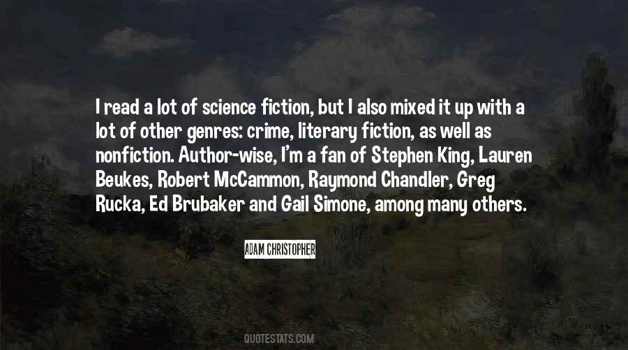 Literary Genres Quotes #1135193