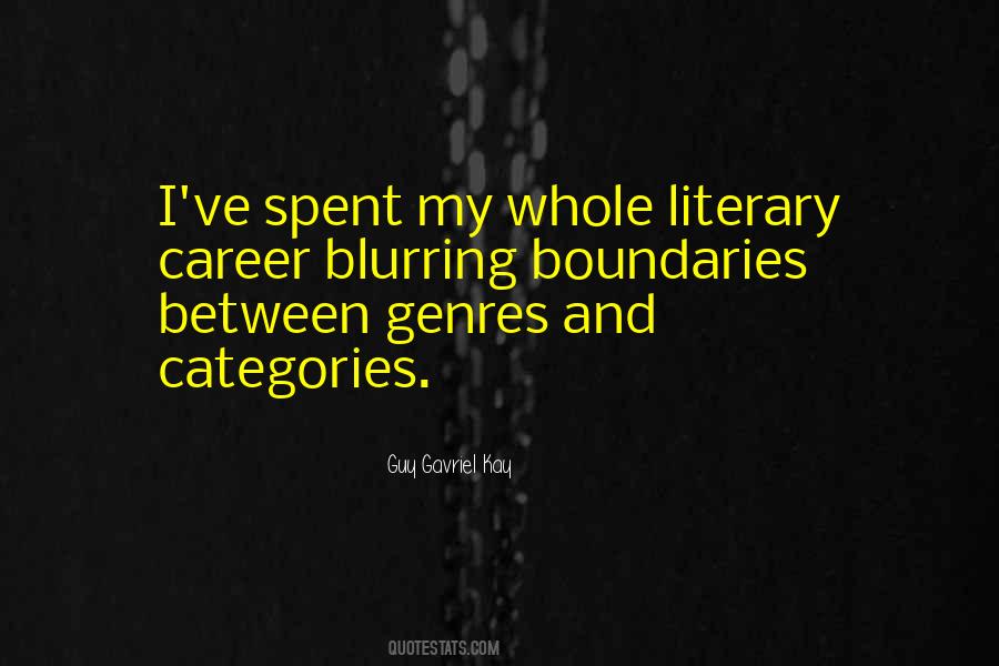 Literary Genres Quotes #1169294