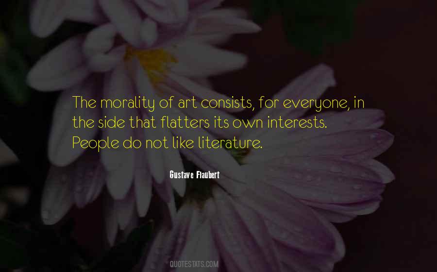 Literature And Morality Quotes #16394