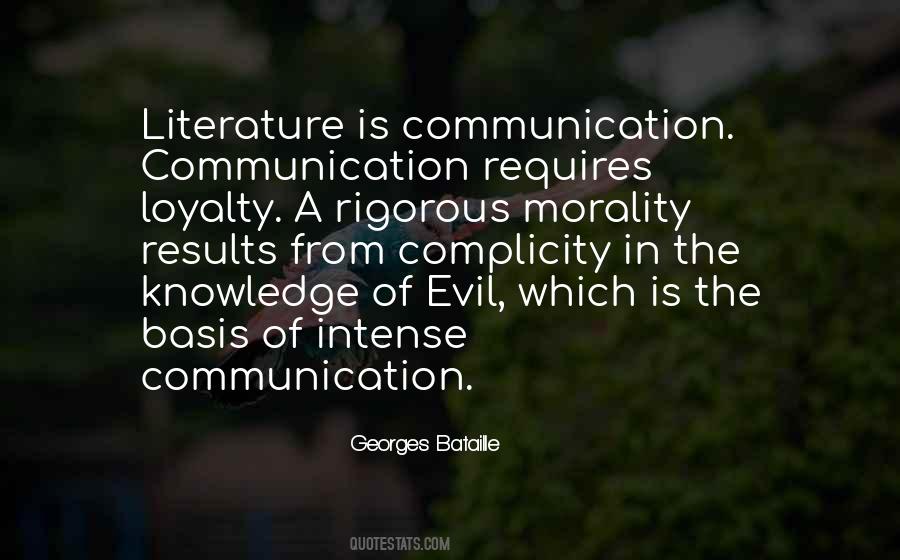 Literature And Morality Quotes #716127