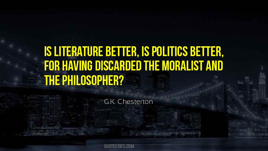 Literature And Politics Quotes #1020417