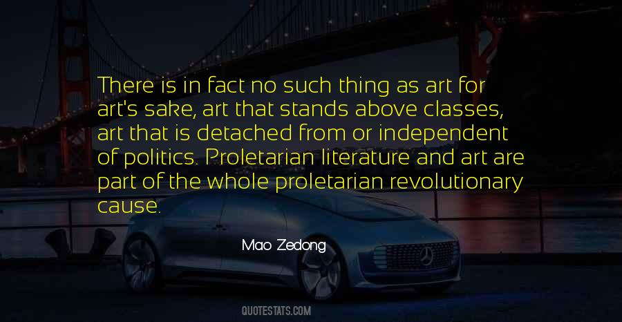 Literature And Politics Quotes #35359