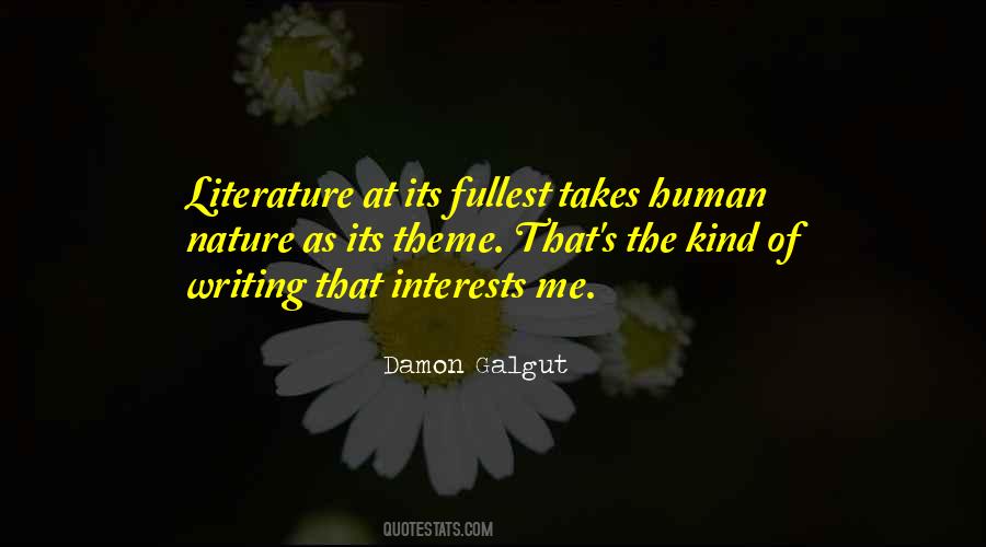 Literature Nature Quotes #1017337