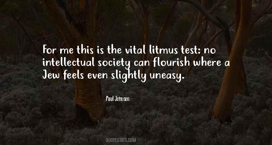 Litmus Test Quotes #1702833