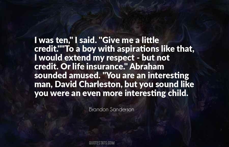 Little Boy To Man Quotes #1430002