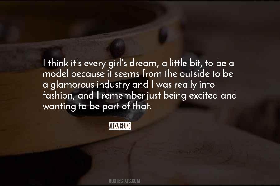 Little Girl Dream Quotes #1282247