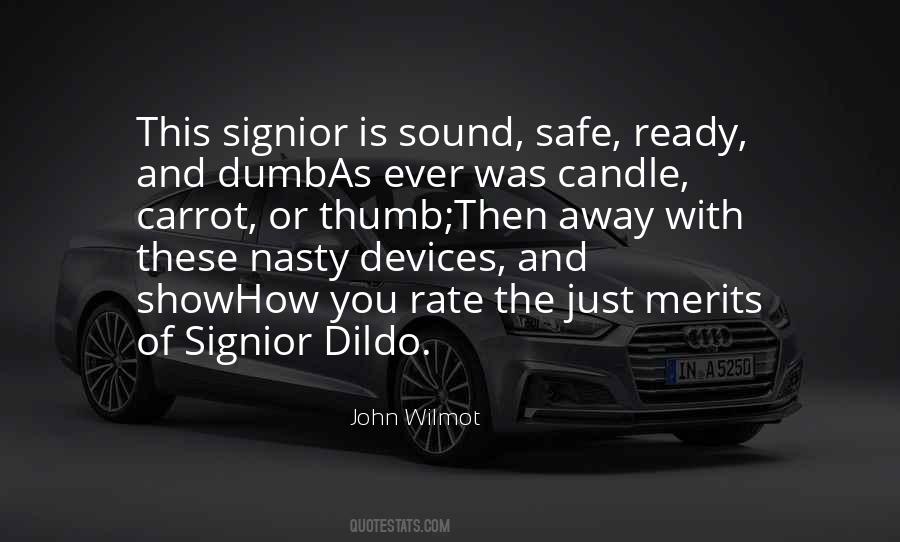 Quotes About Dildo #1429698