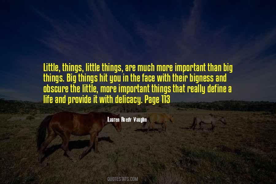 Little Things Life Quotes #417237 Little Things Life Quotes #417237