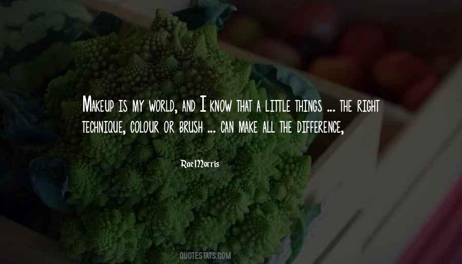 Little Things Make The Difference Quotes #675051