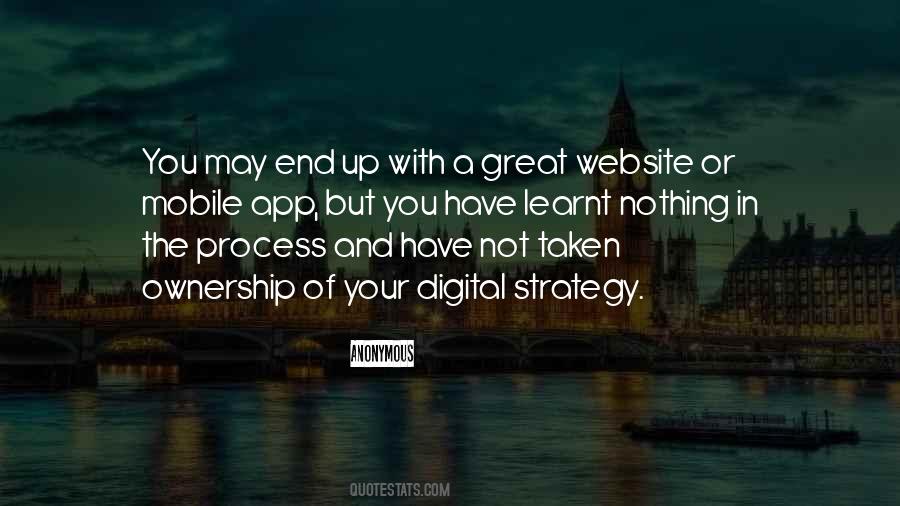 Quotes About Digital Strategy #420704