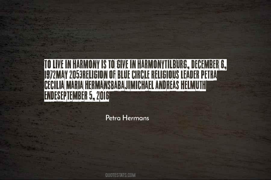 Live In Harmony Quotes #1165982
