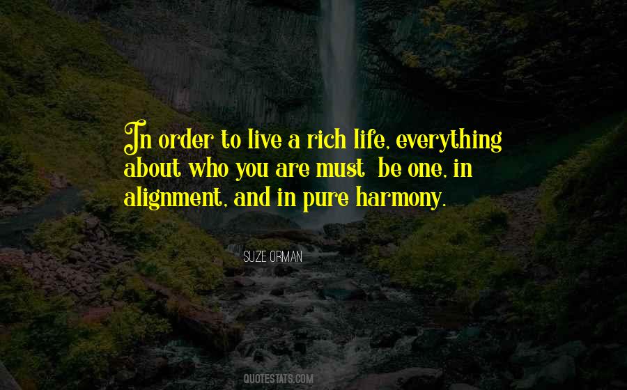 Live In Harmony Quotes #466275