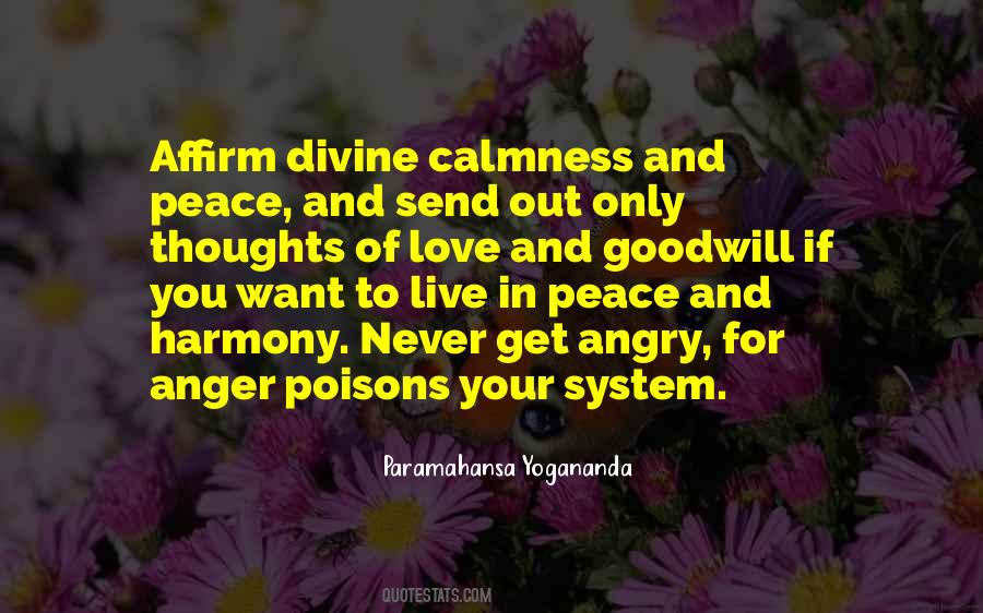 Live In Peace And Harmony Quotes #686112